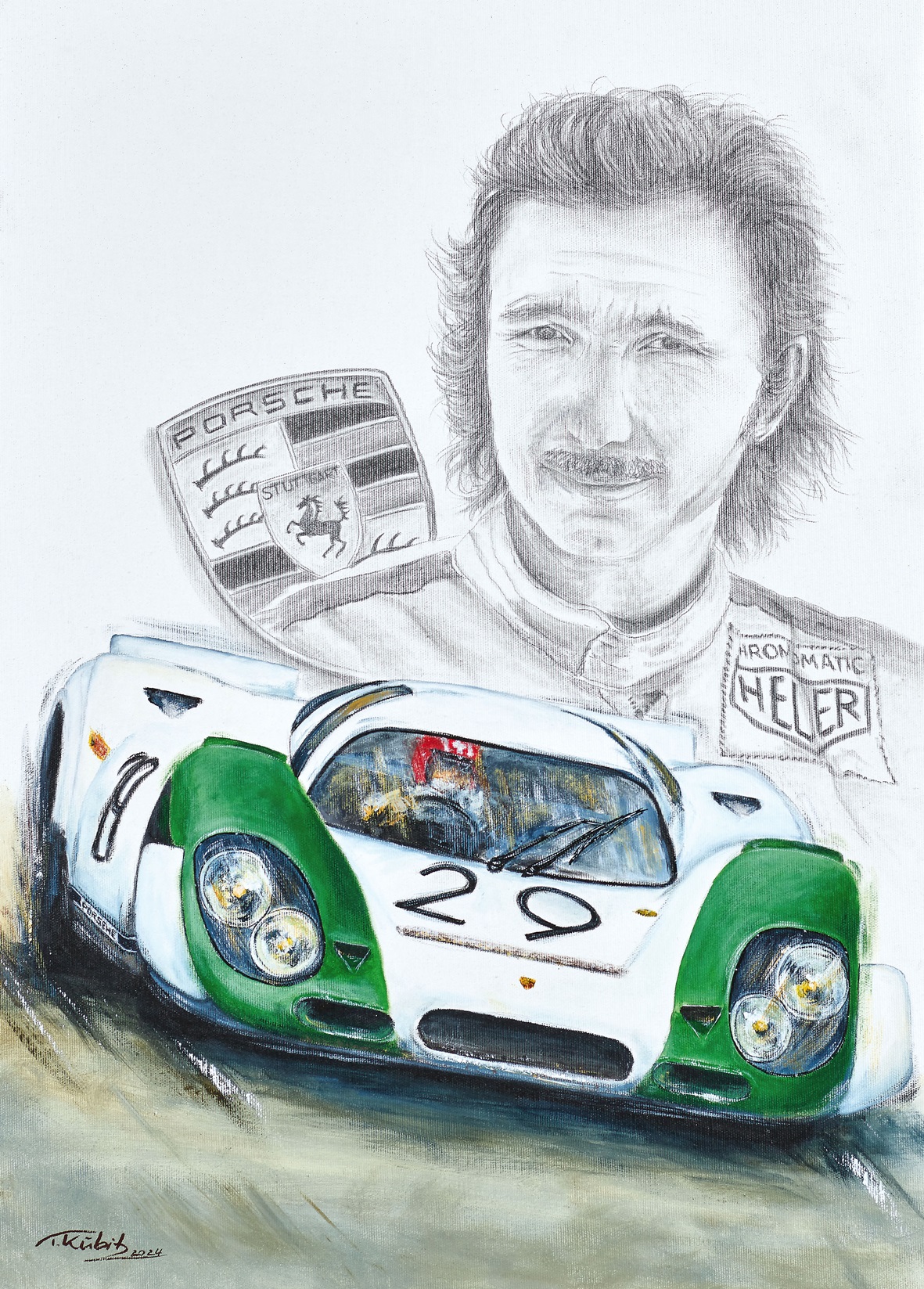 Schweizer Rennlegende Jo Siffert Porsche 917, 1. Sieg `69 Racing