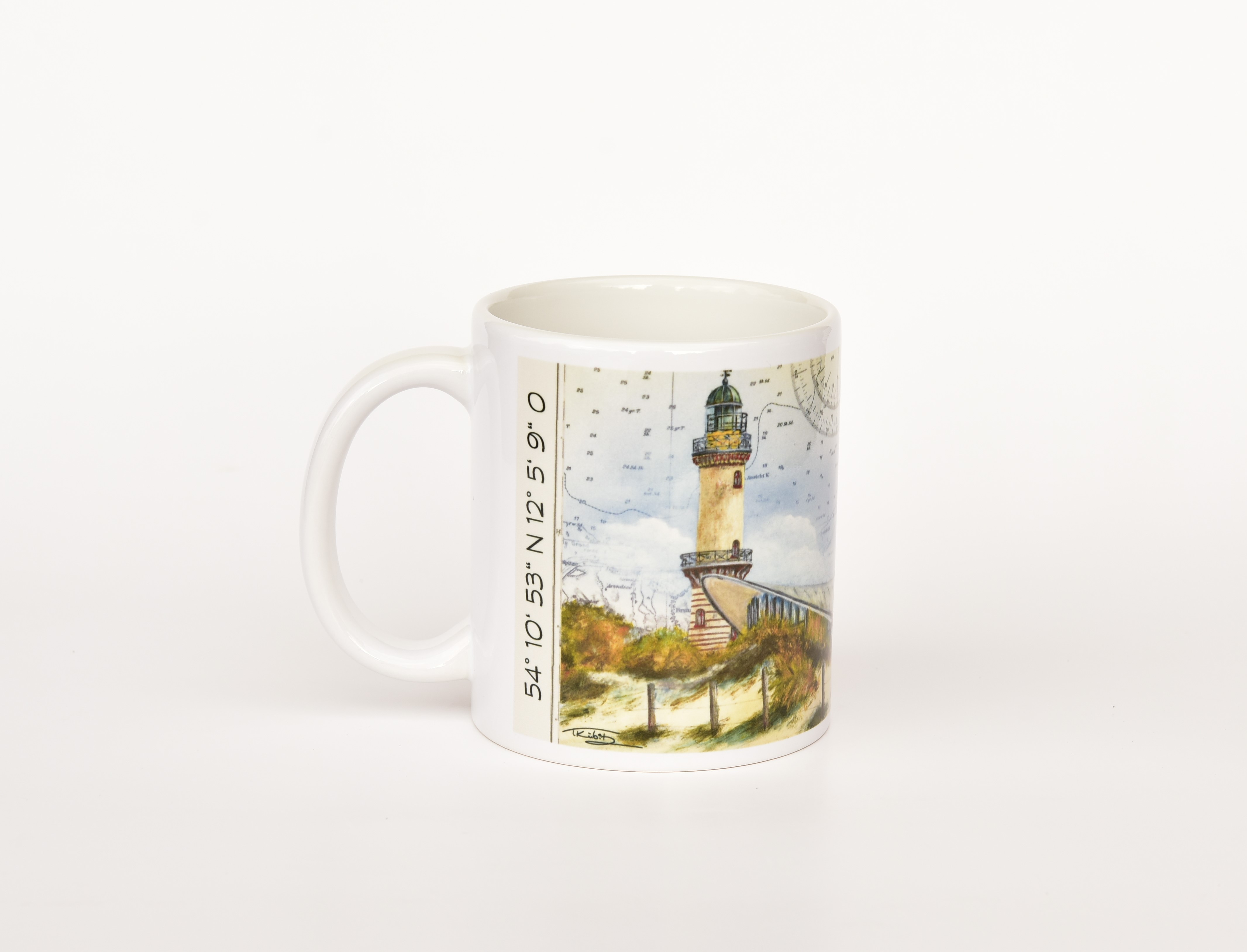 Tasse `Leuchtturm Warnemünde`