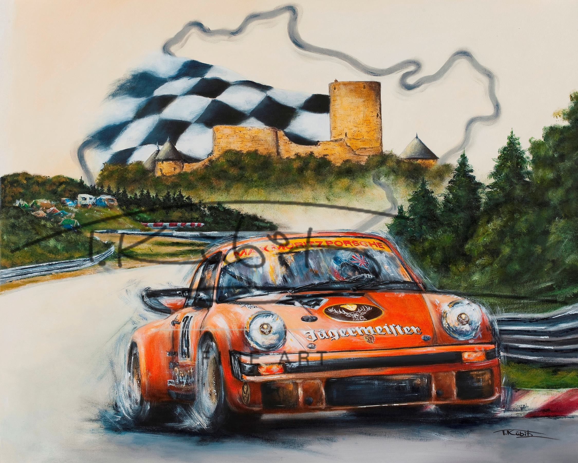 Derek Bell `Jägermeister Porsche 934 RSR`   