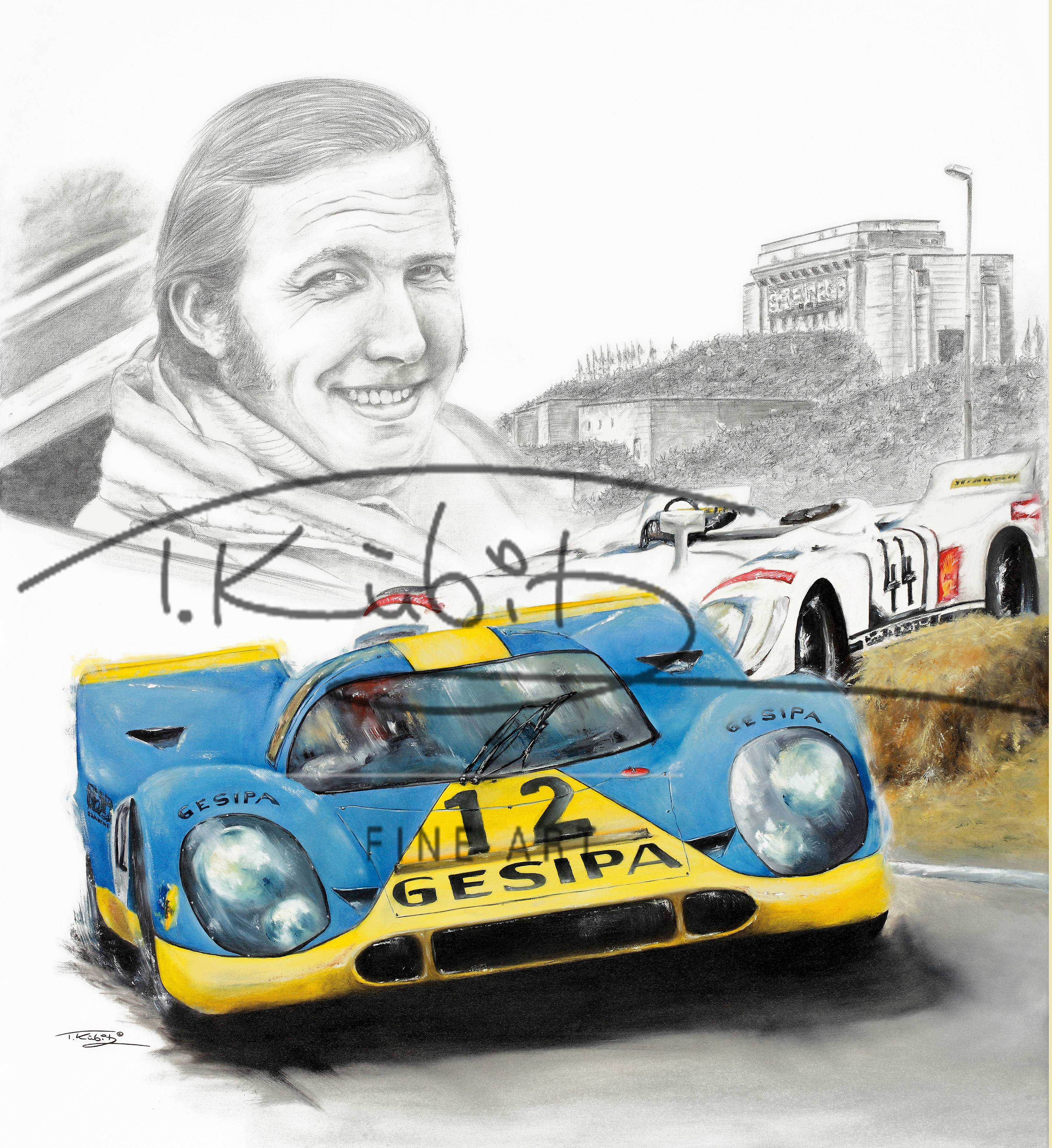 Jürgen Neuhaus `Sieg am Norisring 1970`  