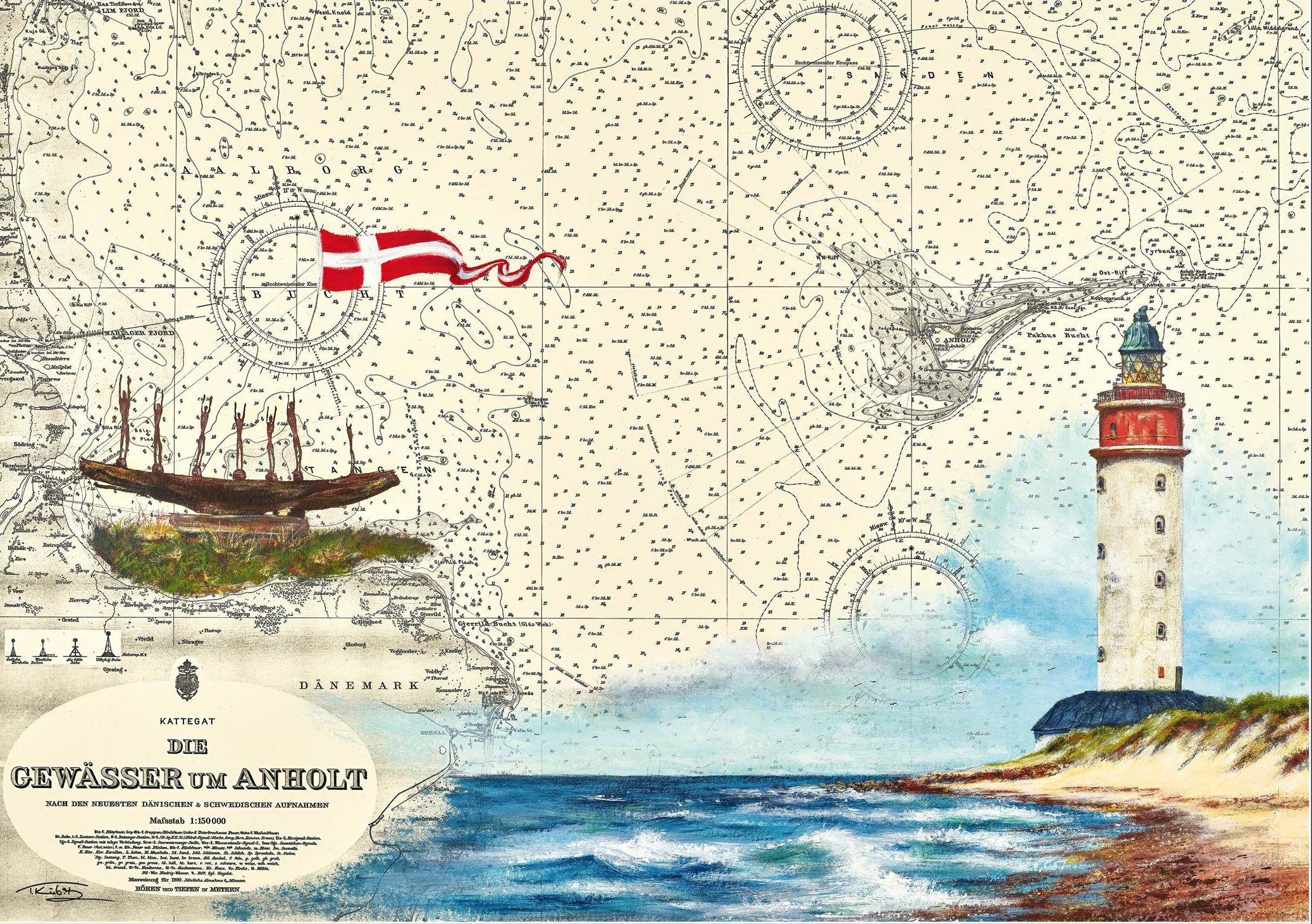 Dänemark Leuchtturm Anholt