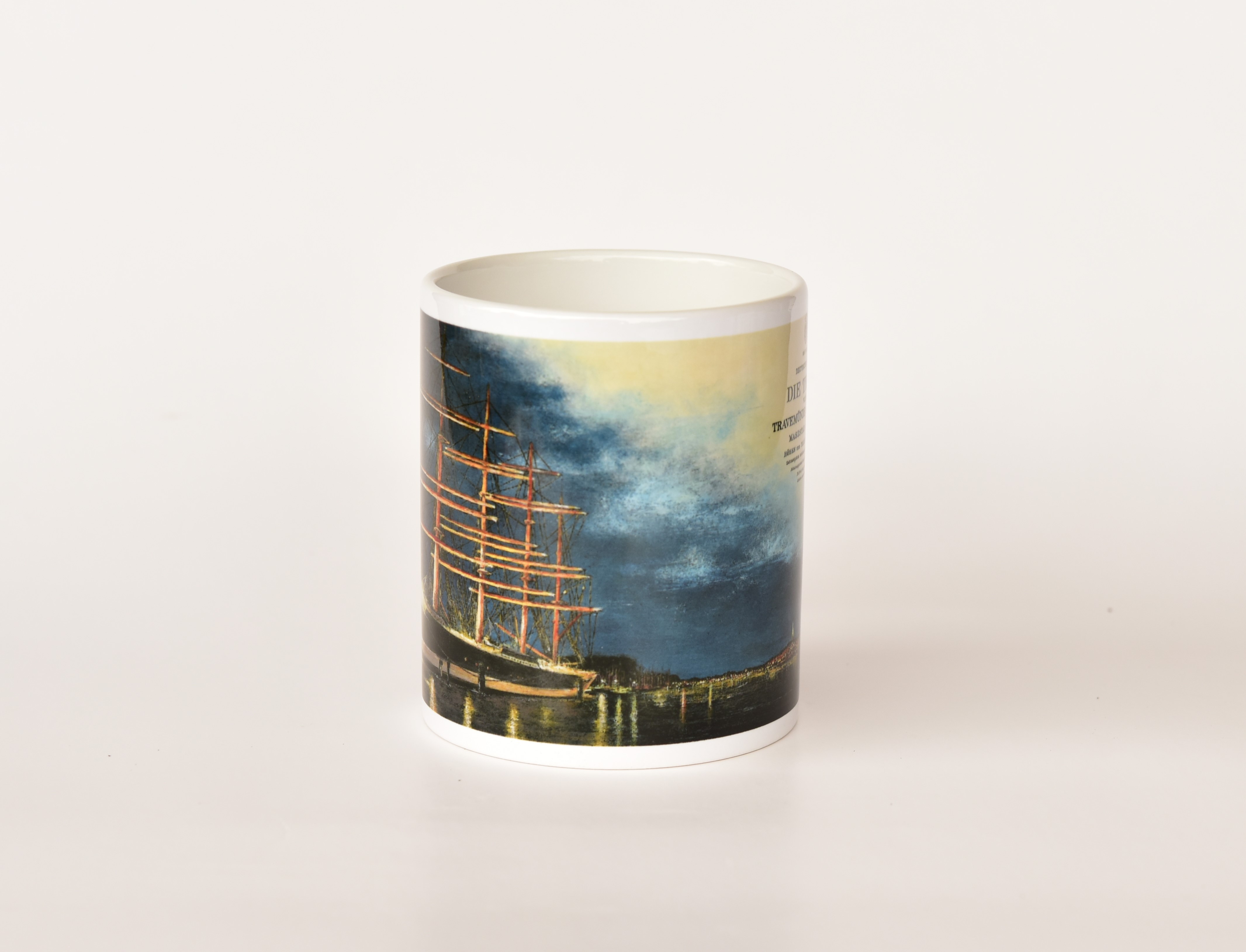 Tasse `Travemünde bei Nacht` 
