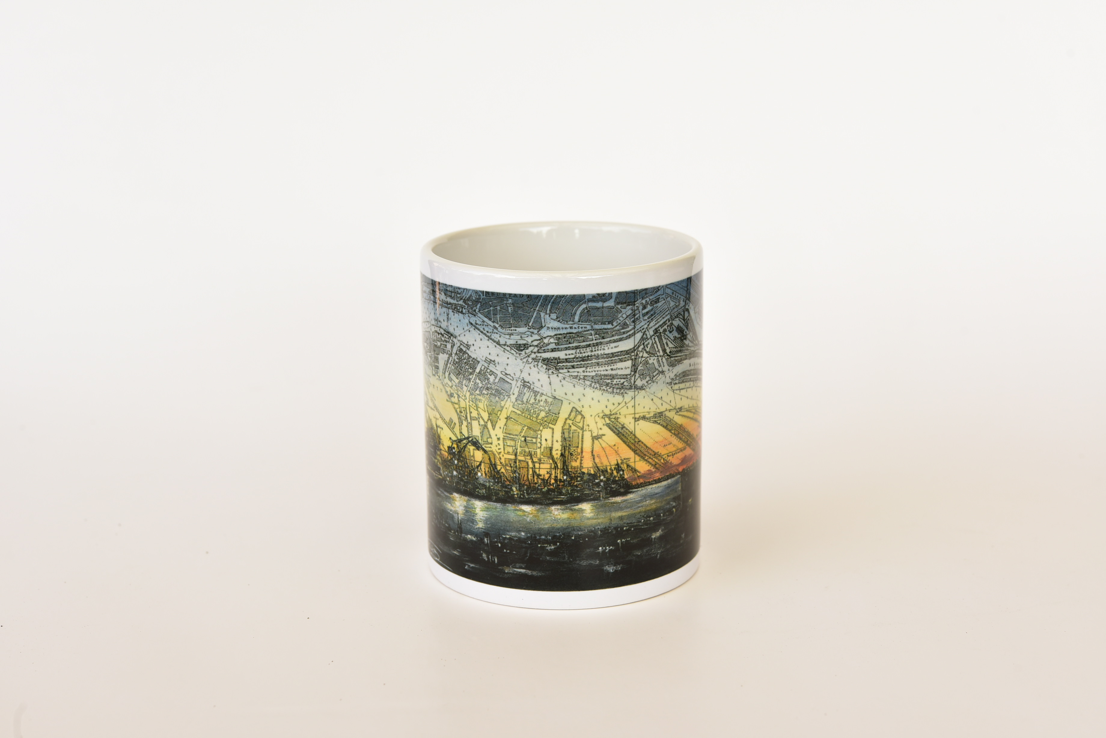 Tasse `Landungsbrücken bei Nacht`