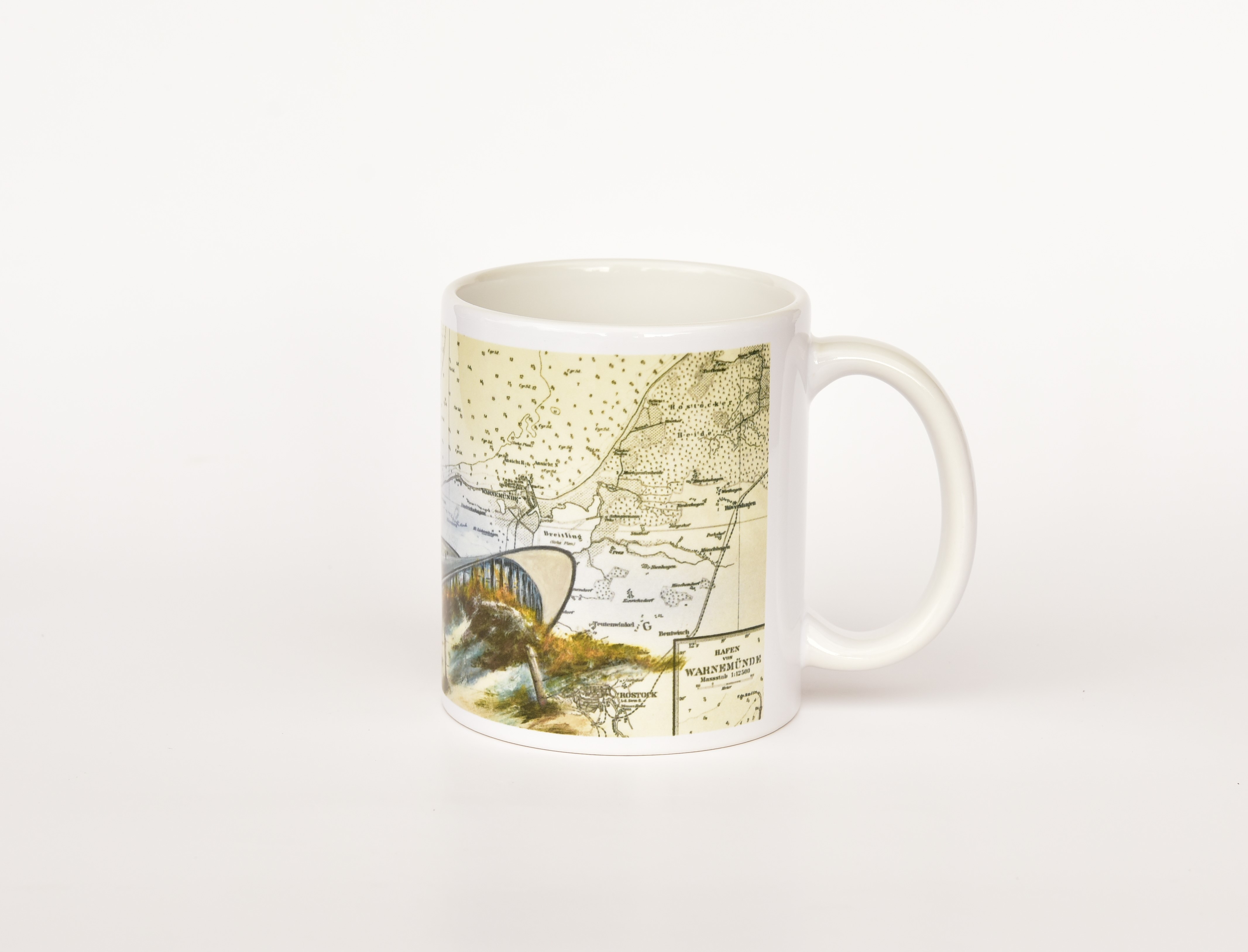 Tasse `Leuchtturm Warnemünde`