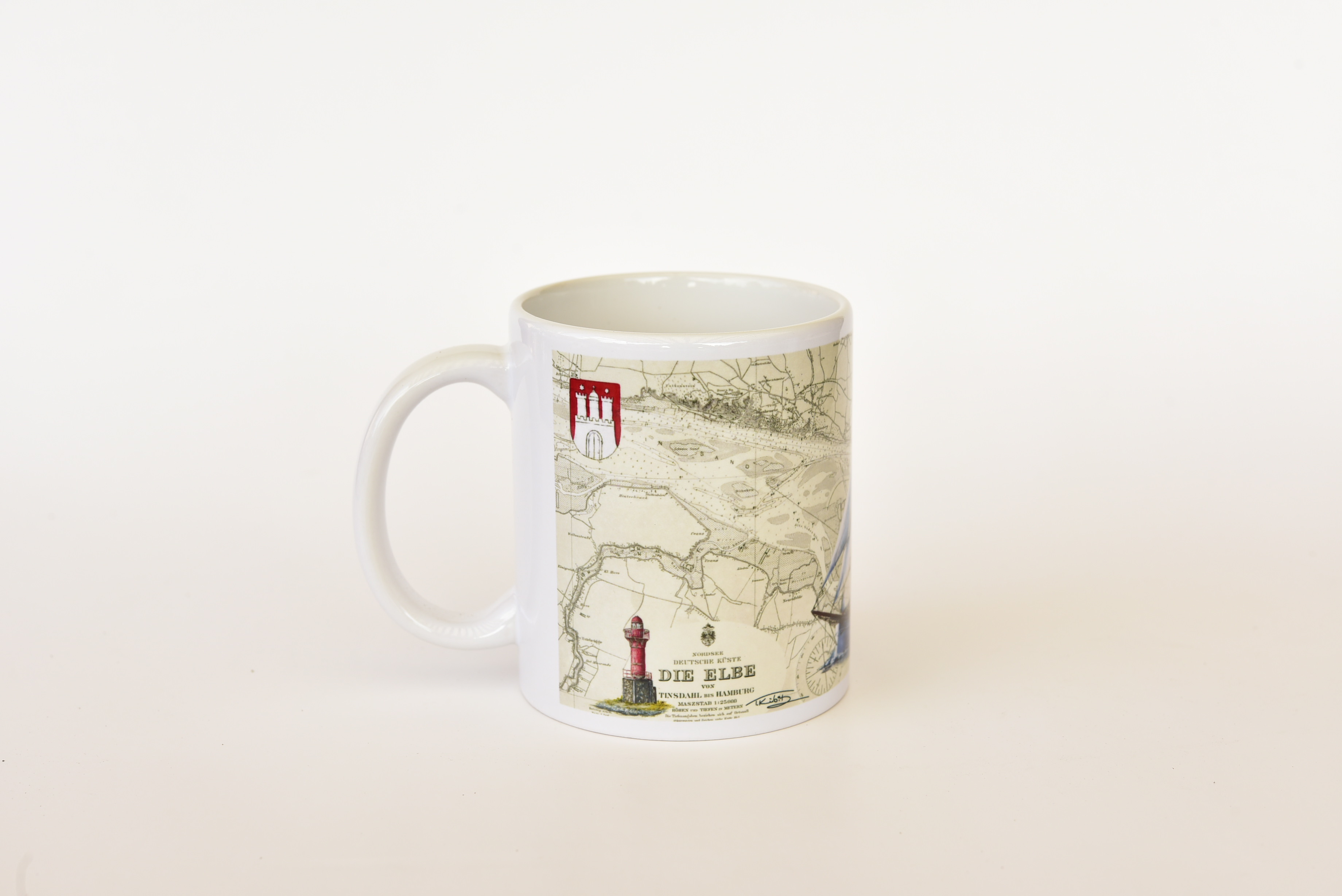 Tasse `Lotsenschoner No. 5 Elbe` 