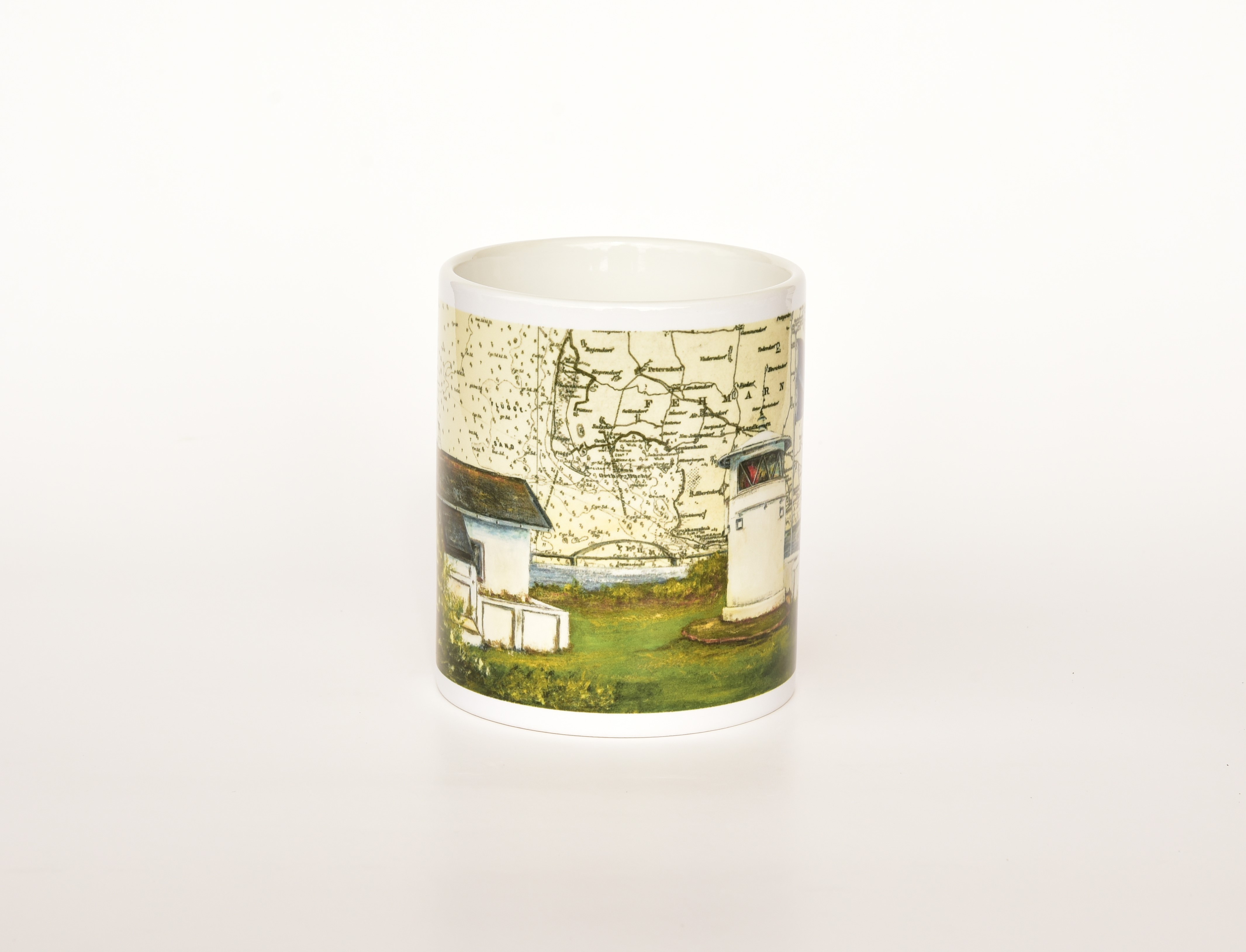 Tasse `Leuchtturm Strukkamphuk auf Fehmarn`   