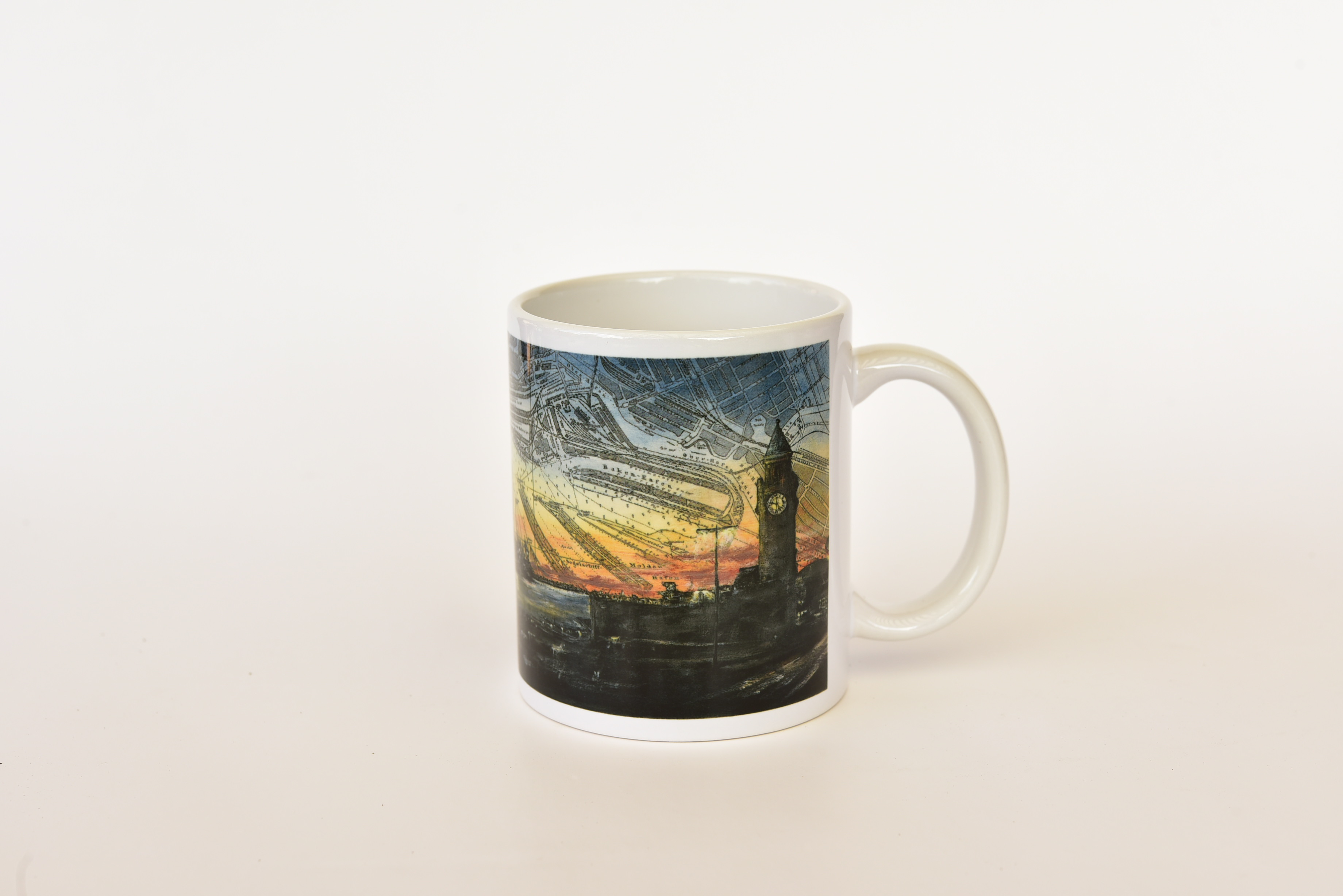 Tasse `Landungsbrücken bei Nacht`