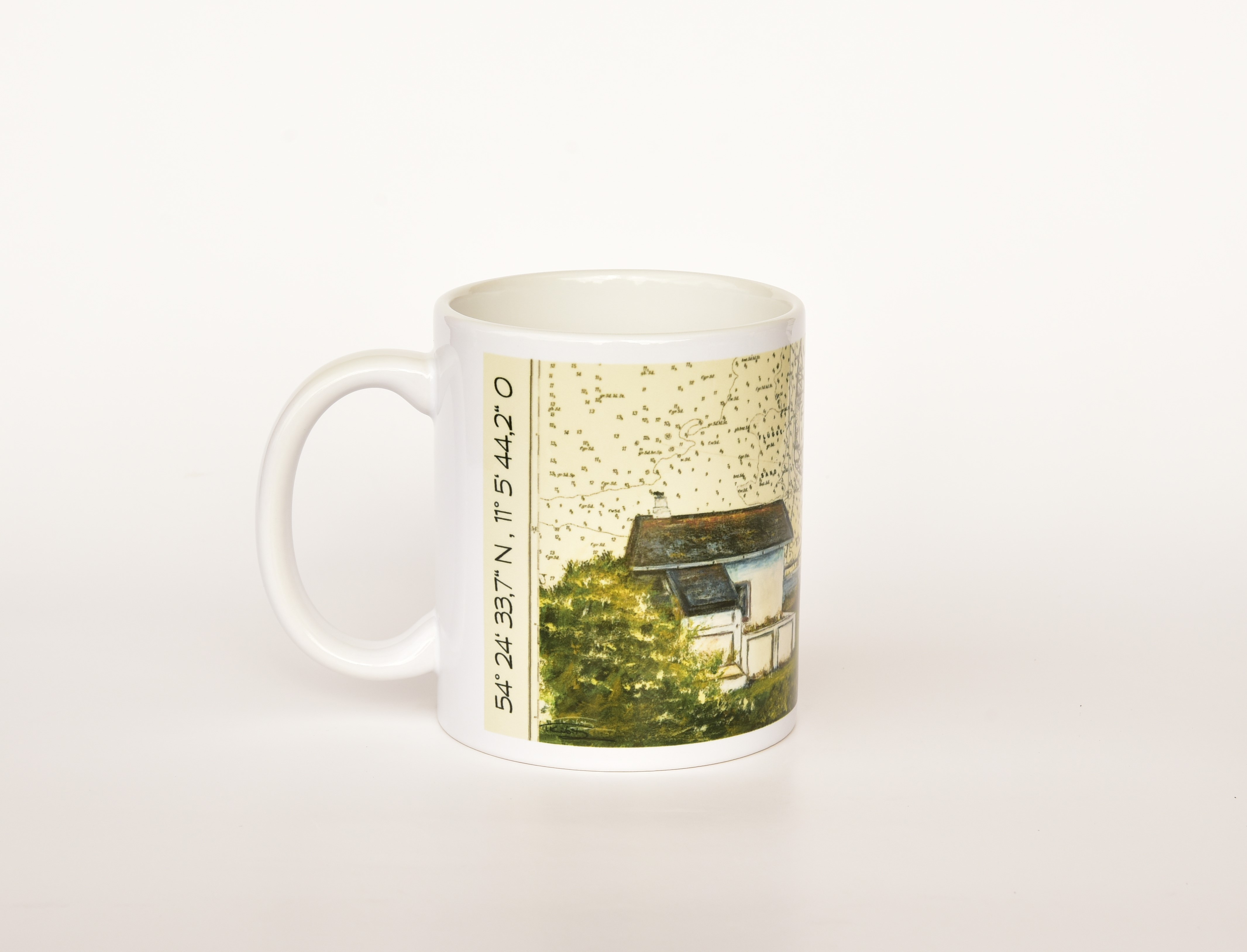 Tasse `Leuchtturm Strukkamphuk auf Fehmarn`   