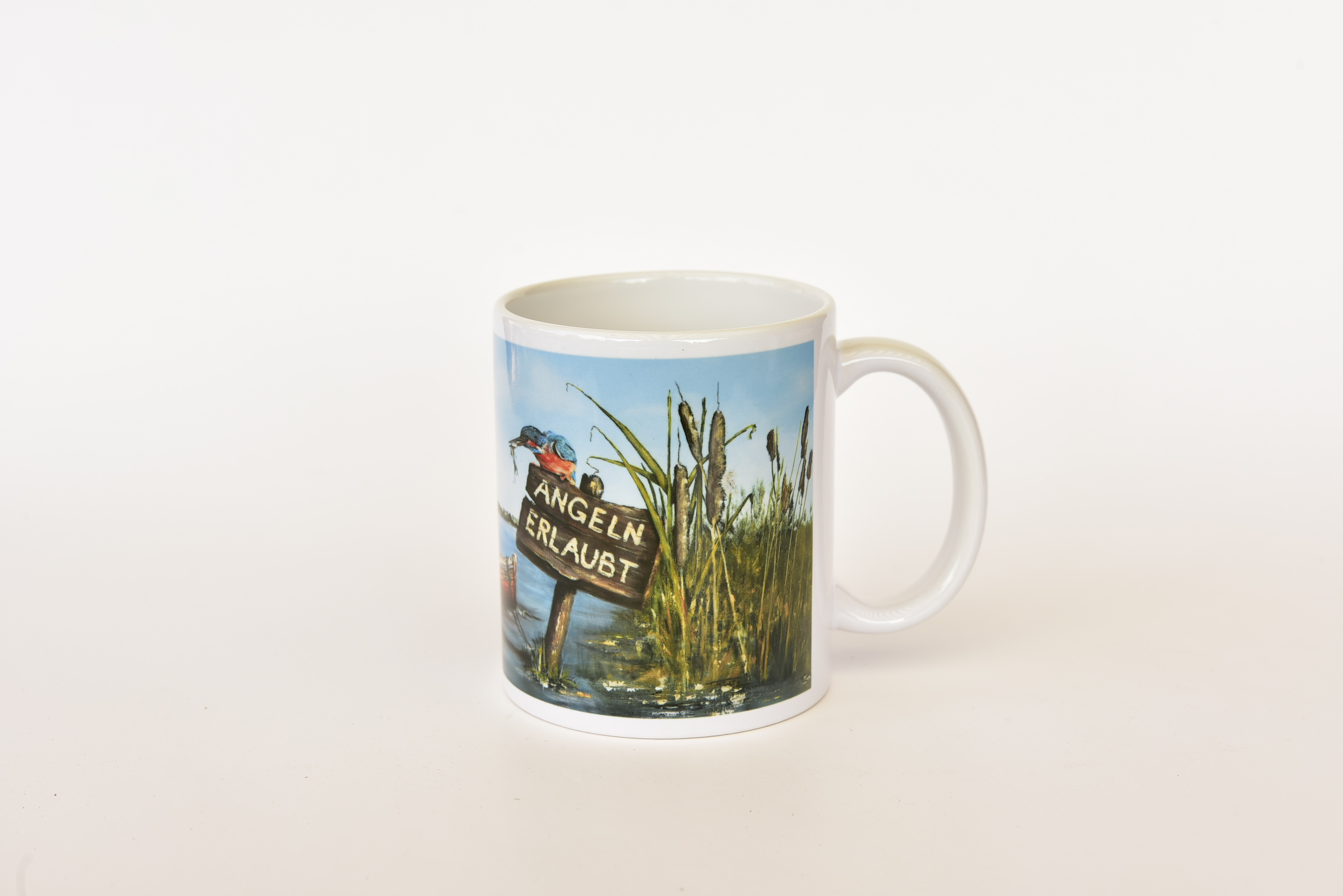 Tasse `Angeln erlaubt`